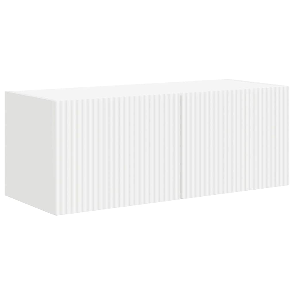 TV Wall Cabinet White 78.5 x 31 x 29.5 cm Engineered Wood
