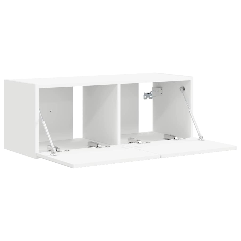 TV Wall Cabinet White 78.5 x 31 x 29.5 cm Engineered Wood