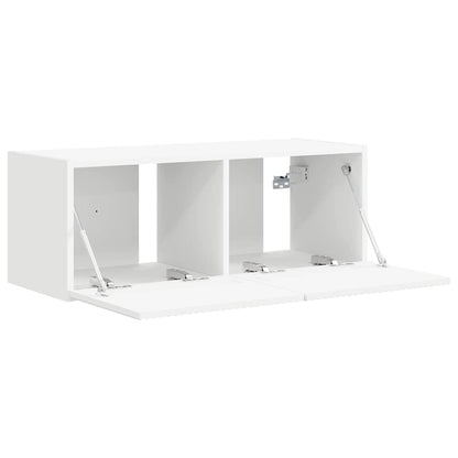 TV Wall Cabinet White 78.5 x 31 x 29.5 cm Engineered Wood