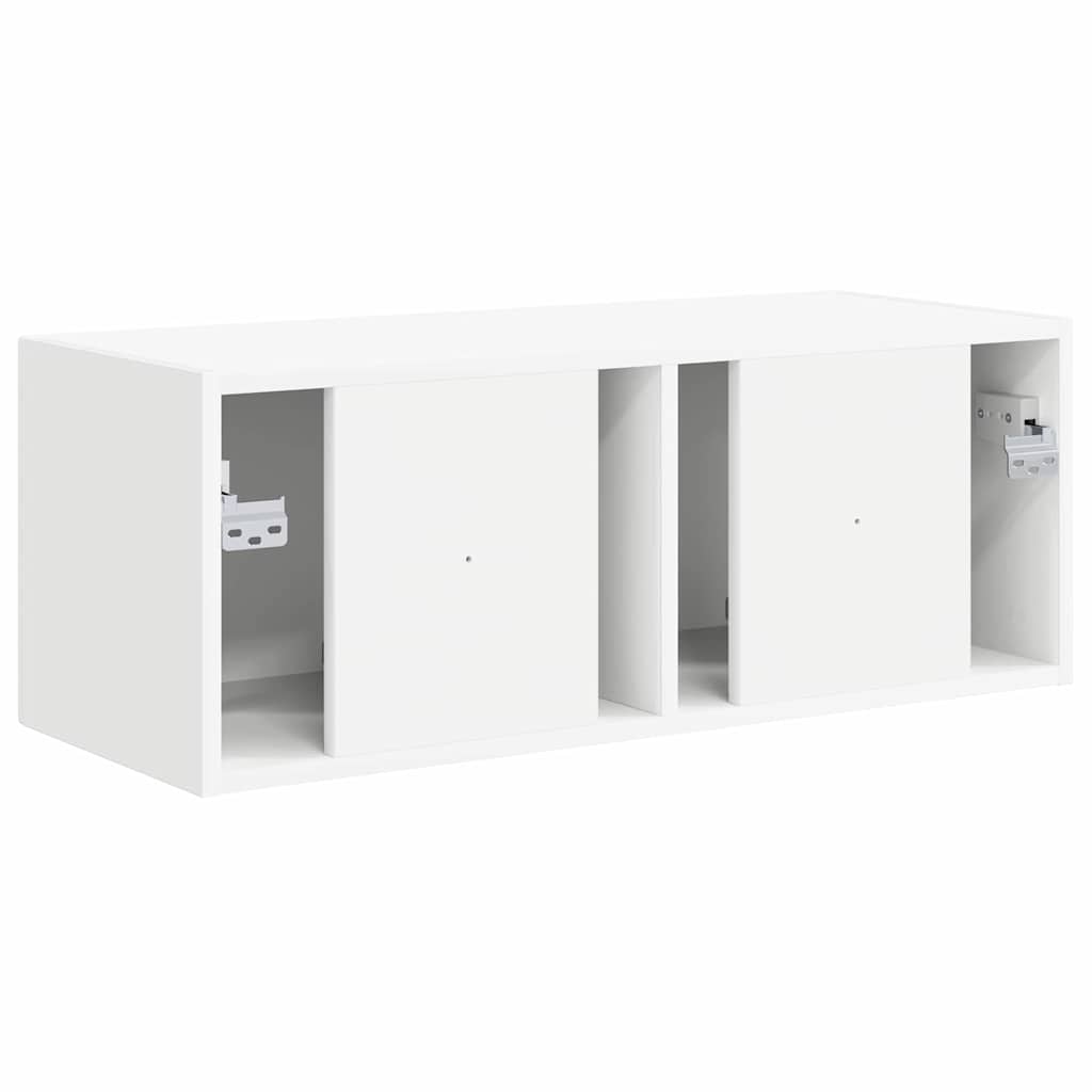 TV Wall Cabinet White 78.5 x 31 x 29.5 cm Engineered Wood