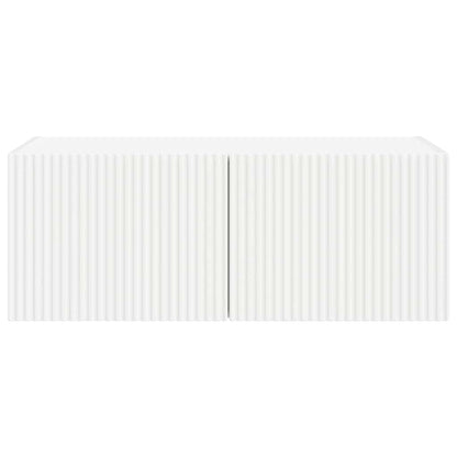 TV Wall Cabinet White 78.5 x 31 x 29.5 cm Engineered Wood
