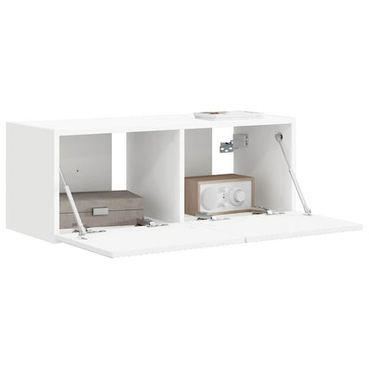 TV Wall Cabinet White 78.5 x 31 x 29.5 cm Engineered Wood