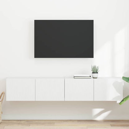 TV Wall Cabinet 2 pcs White 78.5 x 31 x 29.5 cm Engineered Wood