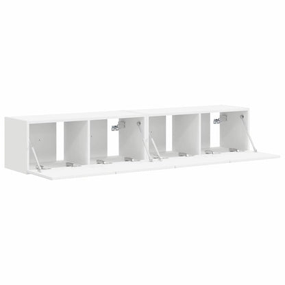 TV Wall Cabinet 2 pcs White 78.5 x 31 x 29.5 cm Engineered Wood