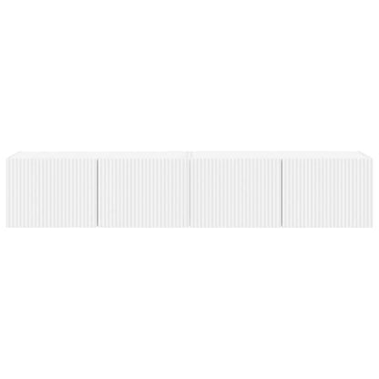 TV Wall Cabinet 2 pcs White 78.5 x 31 x 29.5 cm Engineered Wood
