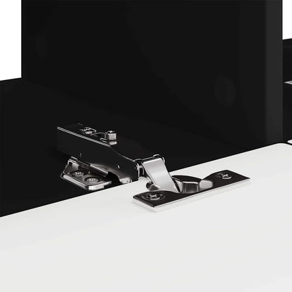 TV Wall Cabinet 2 pcs Black 78.5 x 31 x 29.5 cm Engineered Wood