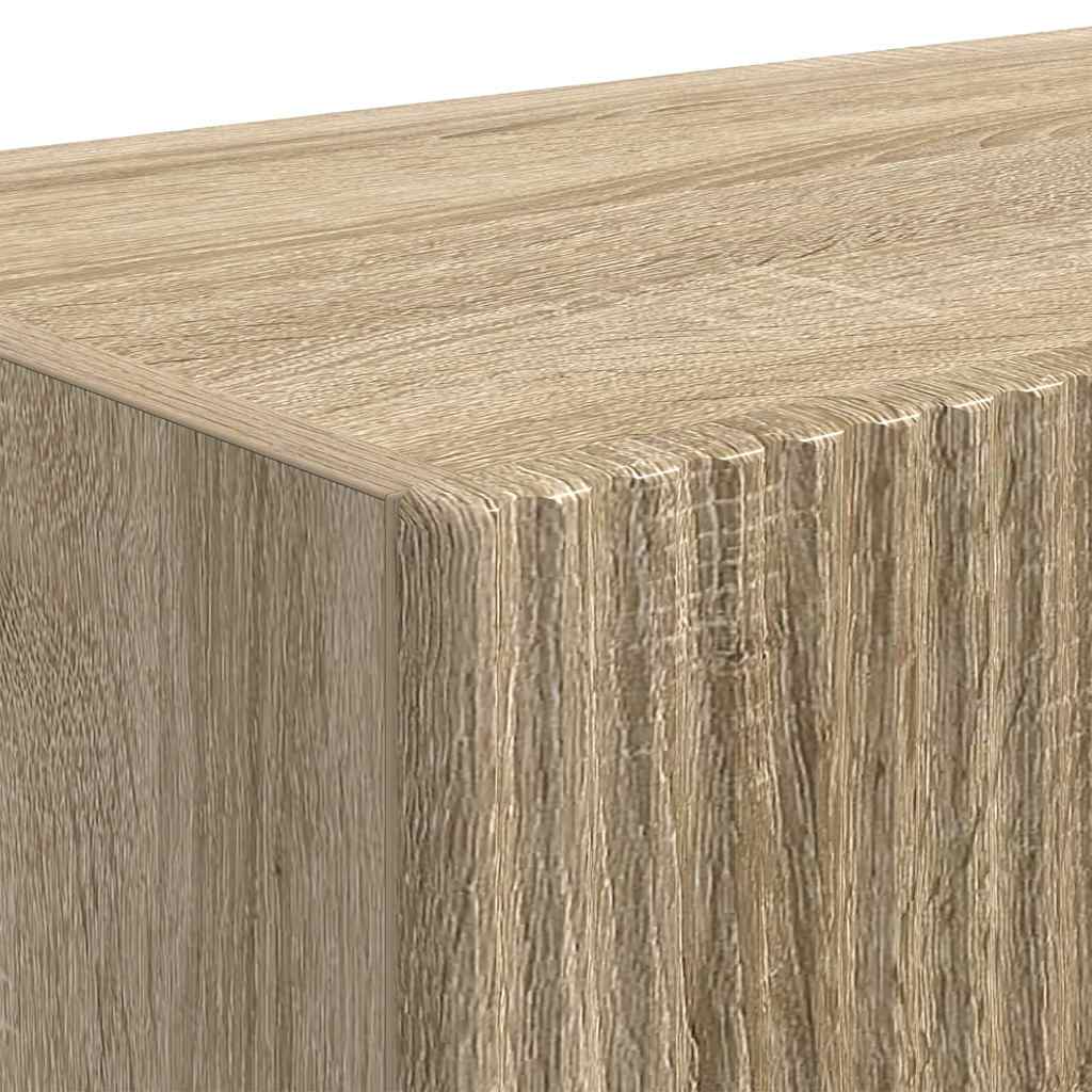 TV Wall Cabinet Sonoma 78.5 x 31 x 29.5 cm Engineered Wood