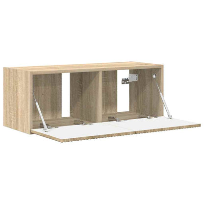 TV Wall Cabinet Sonoma 78.5 x 31 x 29.5 cm Engineered Wood