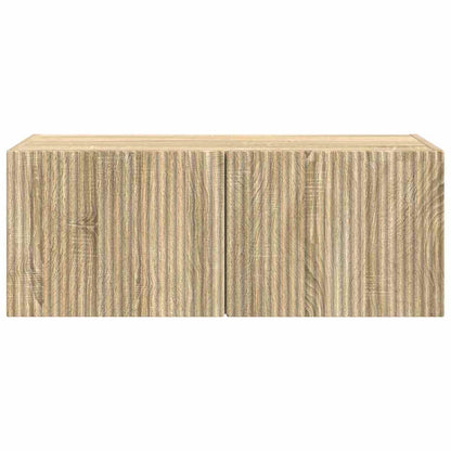 TV Wall Cabinet Sonoma 78.5 x 31 x 29.5 cm Engineered Wood