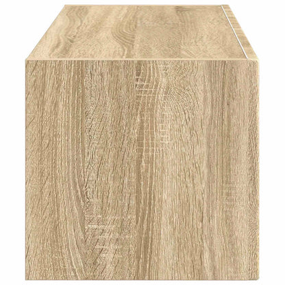 TV Wall Cabinet Sonoma 78.5 x 31 x 29.5 cm Engineered Wood