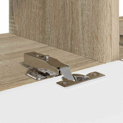 TV Wall Cabinet Wall-mounted 2 pcs Sonoma 78.5 x 31 x 29.5 cm