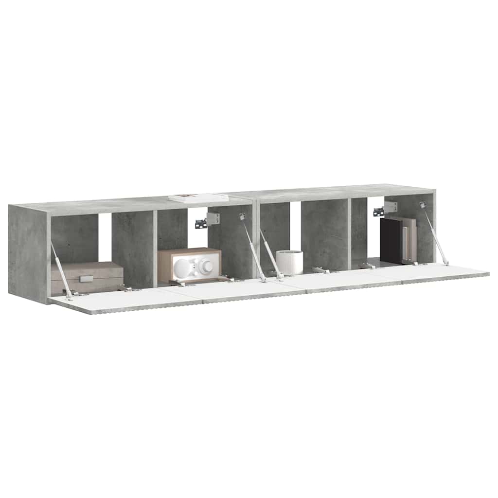 TV Wall Cabinet Wall-mounted 2 pcs Concerte 78.5 x 31 x 29.5 cm