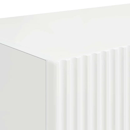 TV Wall Cabinet Gloss White 78.5 x 31 x 29.5 cm Engineered Wood