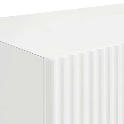 TV Wall Cabinet 2 pcs Gloss White 78.5 x 31 x 29.5 cm