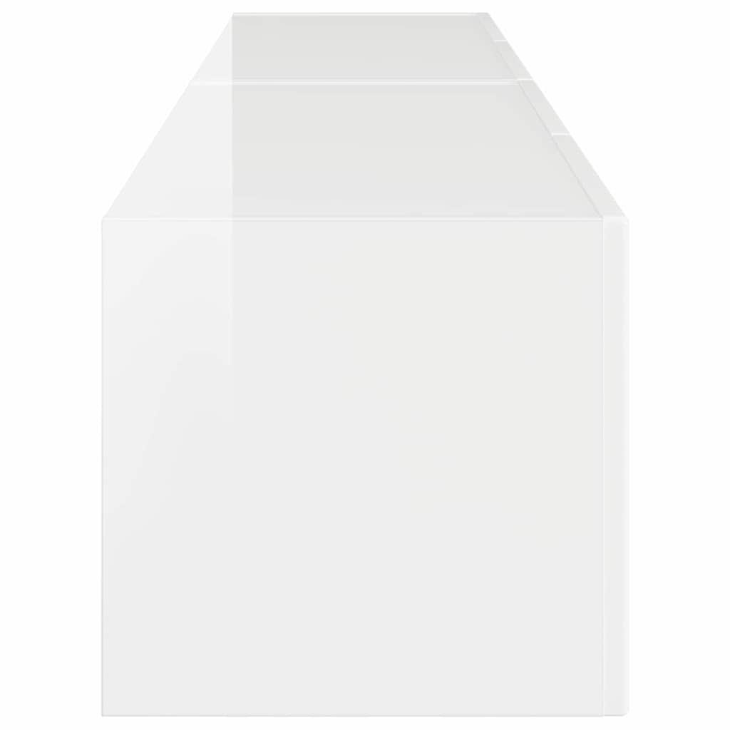 TV Wall Cabinet 2 pcs Gloss White 78.5 x 31 x 29.5 cm