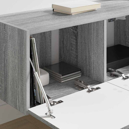 TV Wall Cabinet Grey Sonoma 78.5 x 31 x 29.5 cm Engineered Wood