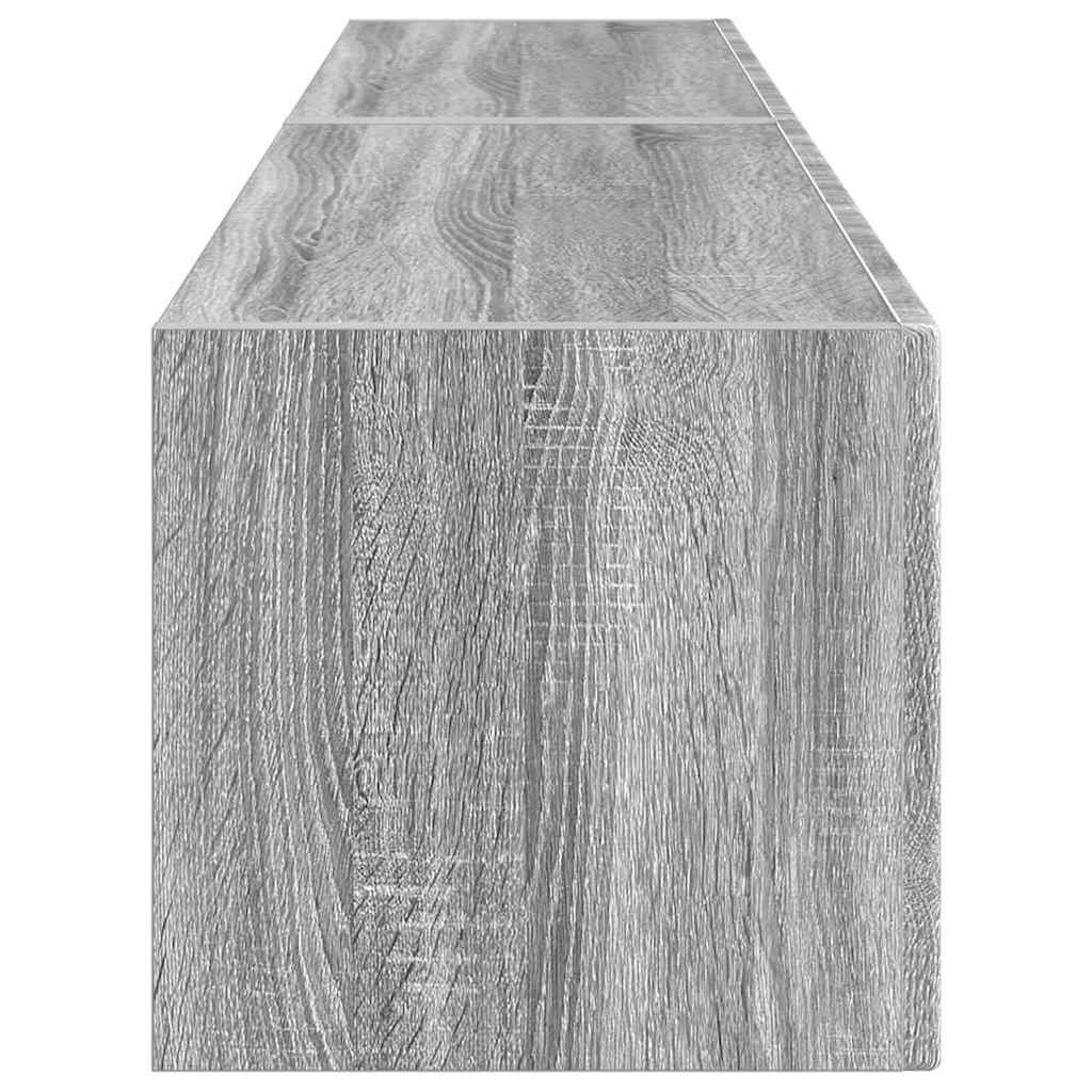 TV Wall Cabinet 2 pcs Grey Sonoma 78.5 x 31 x 29.5 cm