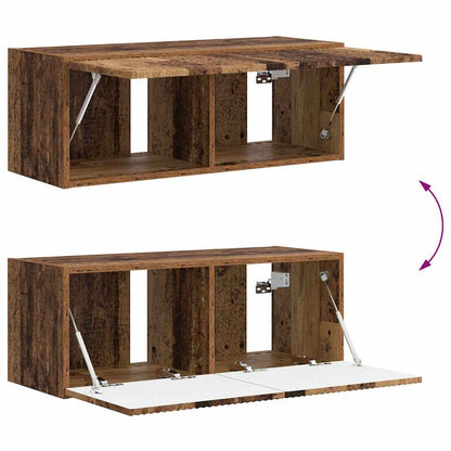 TV Wall Cabinet Old Wood 78.5 x 31 x 29.5 cm Engineered Wood