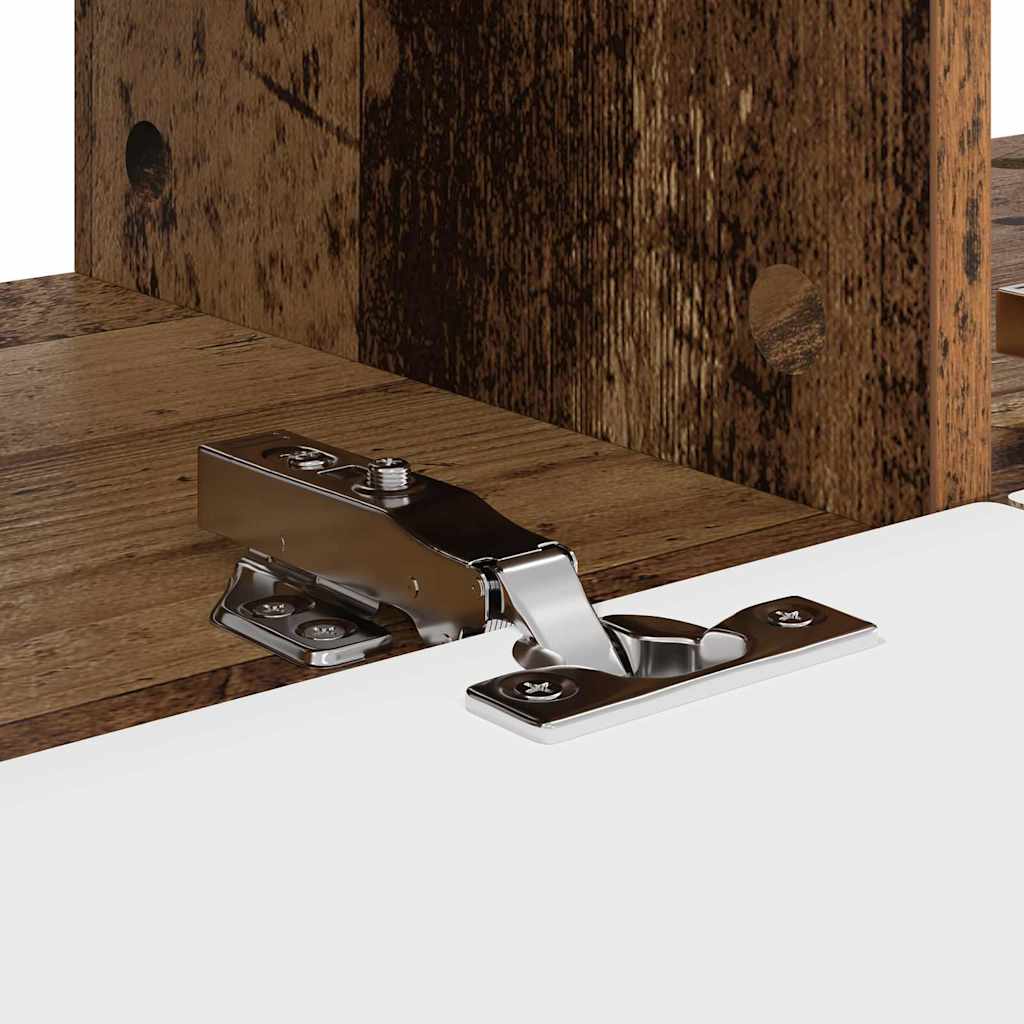TV Wall Cabinet Wall-mounted 2 pcs Old Wood 78.5 x 31 x 29.5 cm