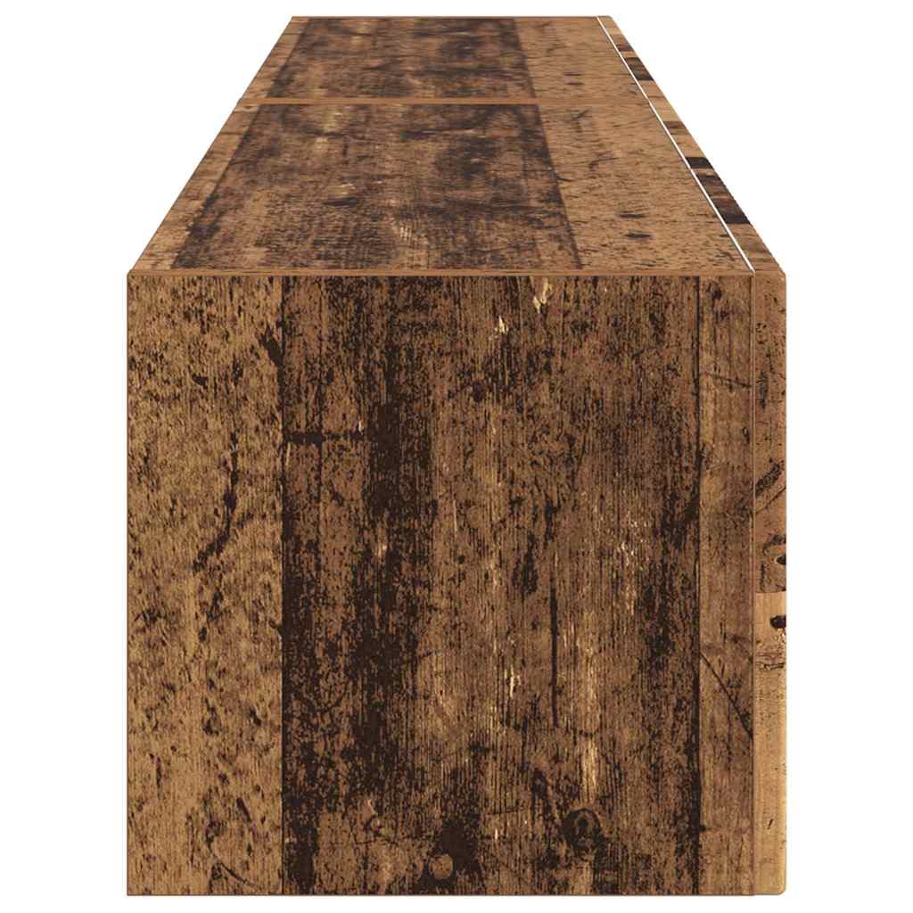 TV Wall Cabinet Wall-mounted 2 pcs Old Wood 78.5 x 31 x 29.5 cm