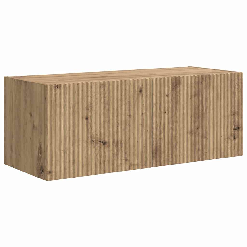 TV Wall Cabinet 2 pcs Artisian Oak 78.5 x 31 x 29.5 cm