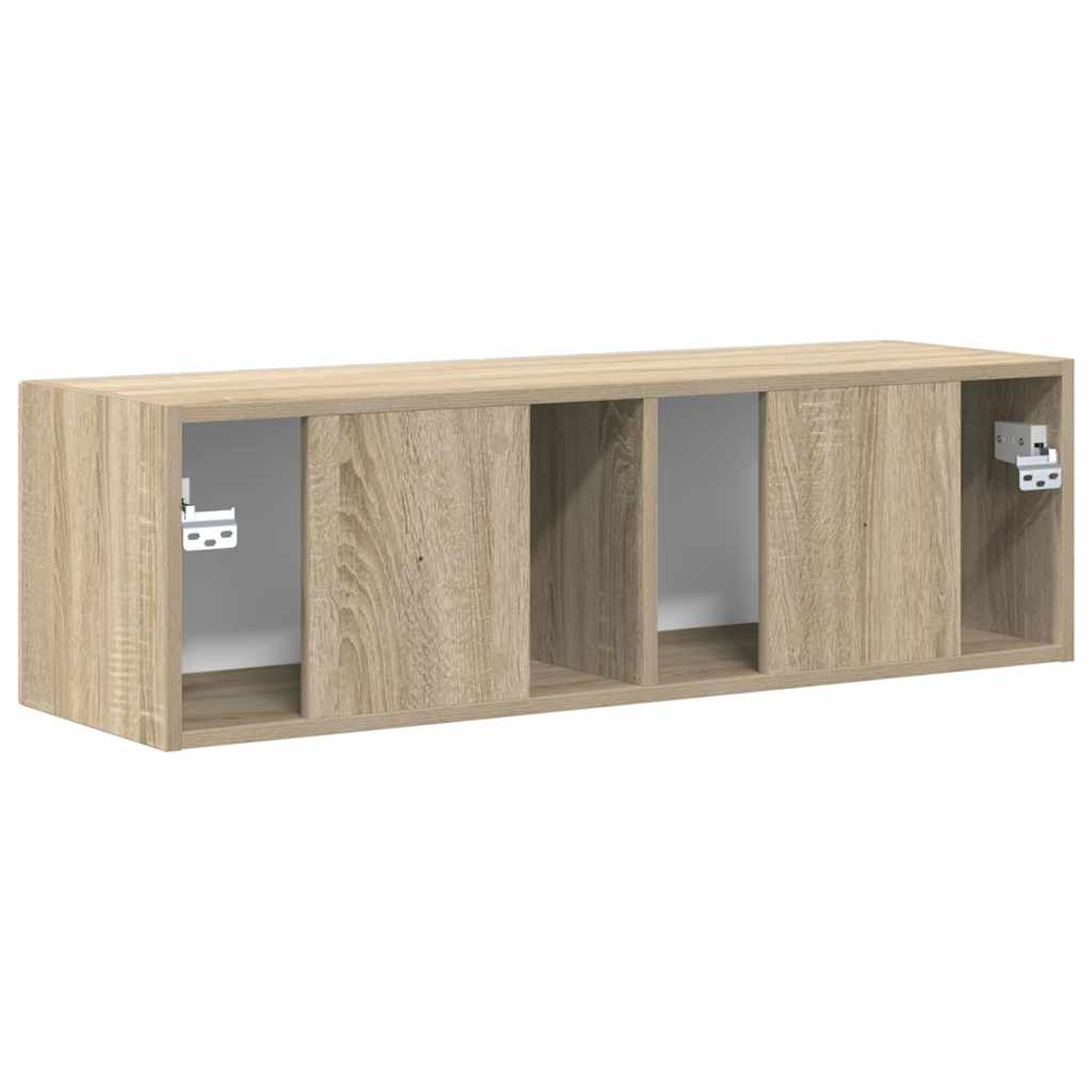 TV Wall Cabinet Sonoma 98 x 31 x 29.5 cm Engineered Wood