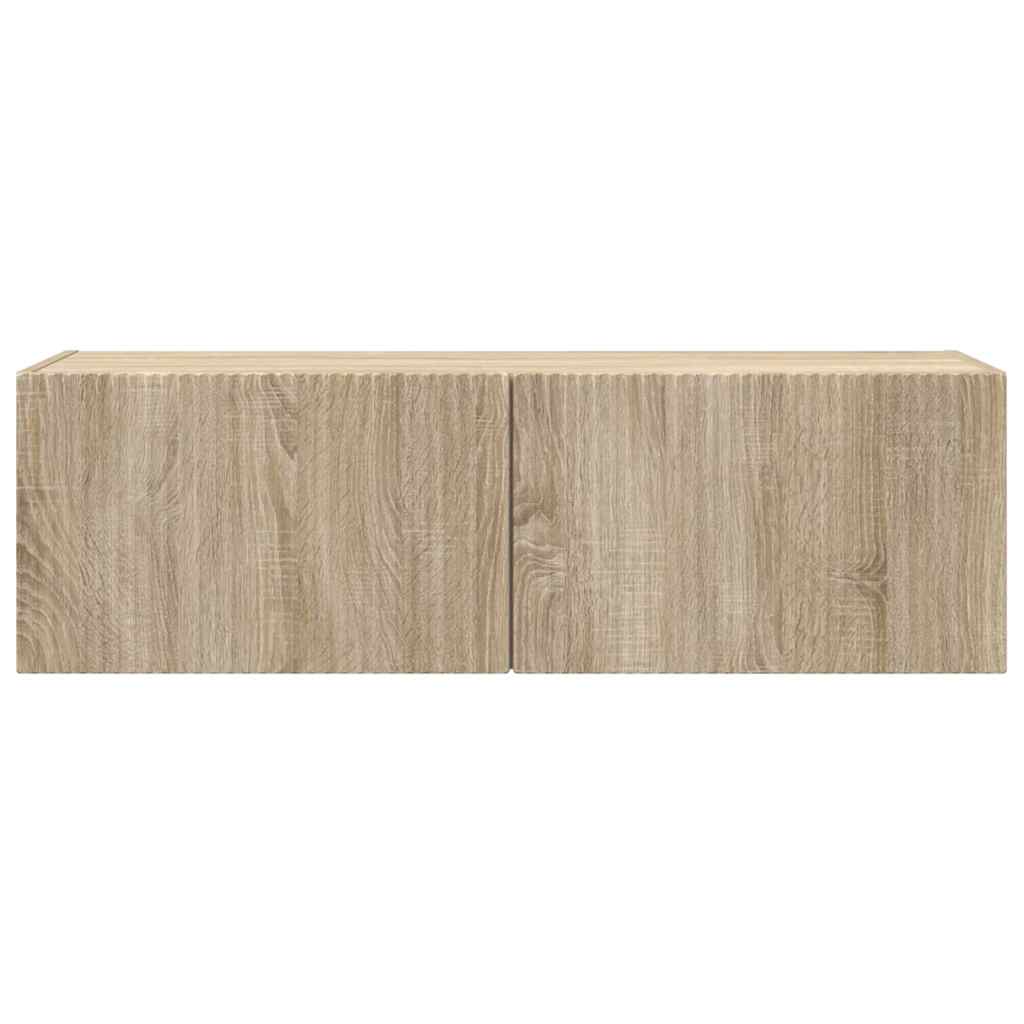 TV Wall Cabinet Sonoma 98 x 31 x 29.5 cm Engineered Wood