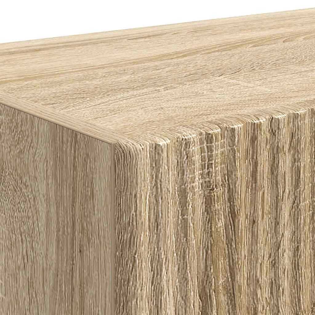 TV Wall Cabinet 2 pcs Sonoma 98 x 31 x 29.5 cm Engineered Wood