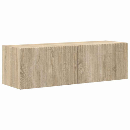 TV Wall Cabinet 2 pcs Sonoma 98 x 31 x 29.5 cm Engineered Wood