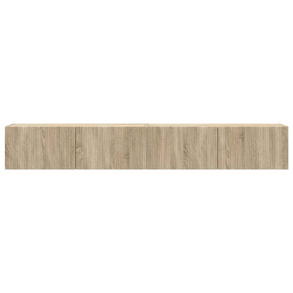 TV Wall Cabinet 2 pcs Sonoma 98 x 31 x 29.5 cm Engineered Wood