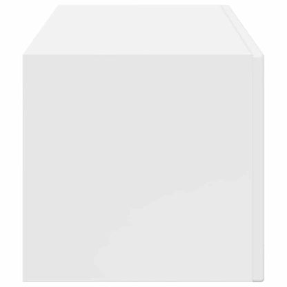 TV Wall Cabinet Gloss White 98 x 31 x 29.5 cm Engineered Wood
