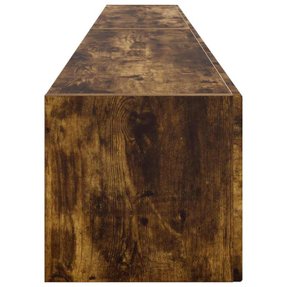 TV Wall Cabinet Wall-mounted 2 pcs Smoked Oak 98 x 31 x 29.5 cm
