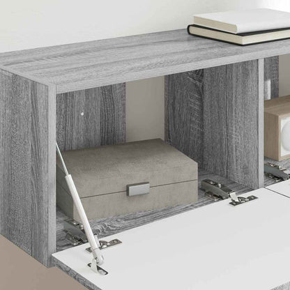 TV Wall Cabinet Grey Sonoma 98 x 31 x 29.5 cm Engineered Wood