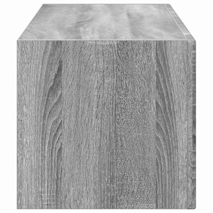 TV Wall Cabinet Grey Sonoma 98 x 31 x 29.5 cm Engineered Wood