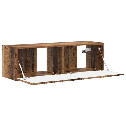 TV Wall Cabinet Old Wood 98 x 31 x 29.5 cm Engineered Wood