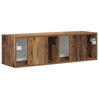 TV Wall Cabinet Old Wood 98 x 31 x 29.5 cm Engineered Wood