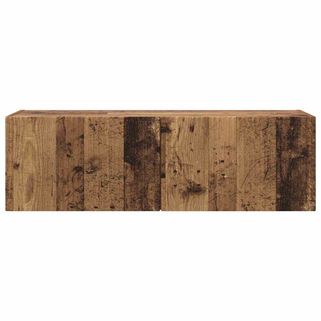 TV Wall Cabinet Old Wood 98 x 31 x 29.5 cm Engineered Wood
