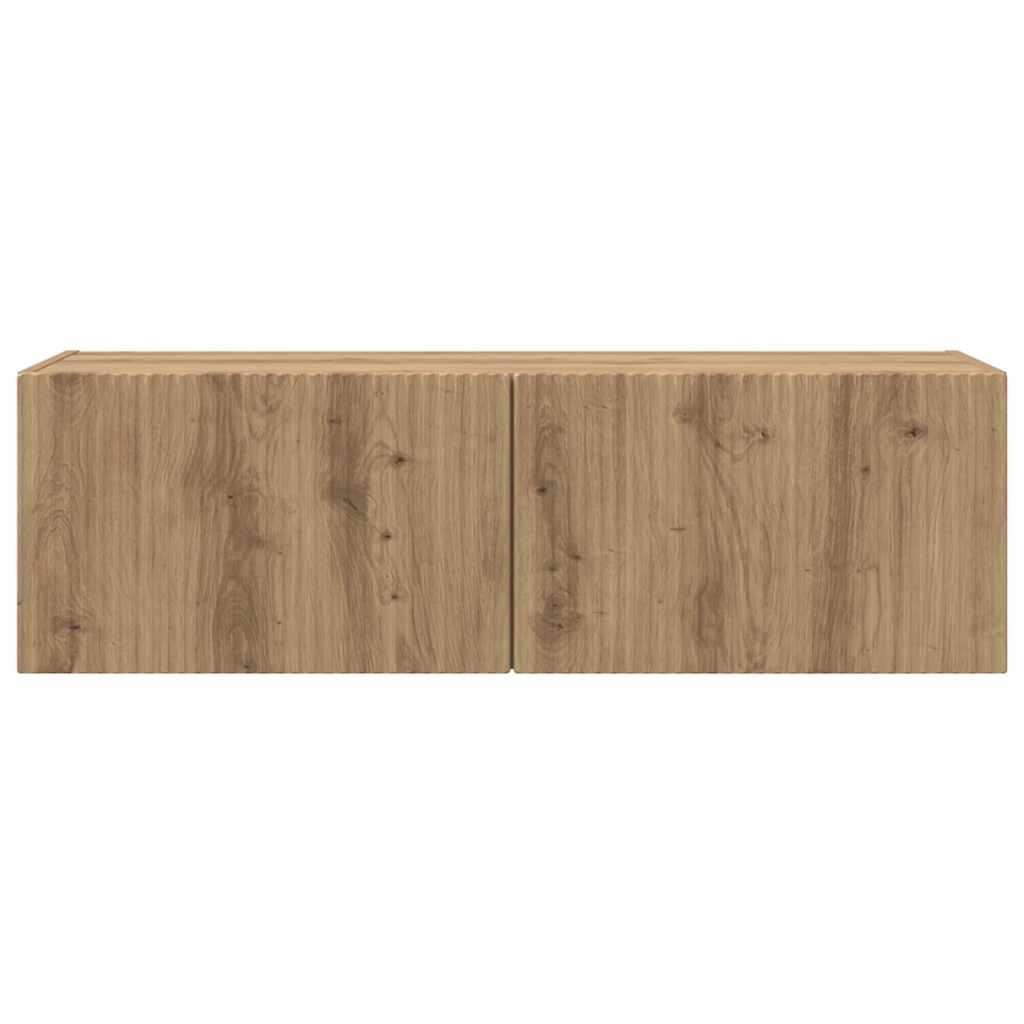 TV Wall Cabinet 98 x 31 x 29.5 cm Artisian Oak Engineered Wood