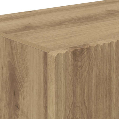 TV Wall Cabinet 2 pcs Artisian Oak Engineered Wood