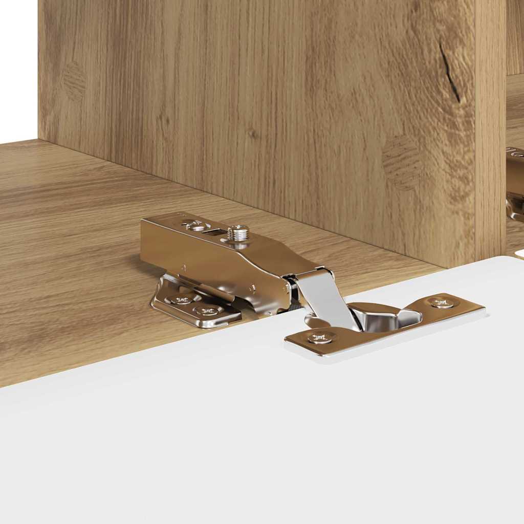 TV Wall Cabinet 2 pcs Artisian Oak Engineered Wood