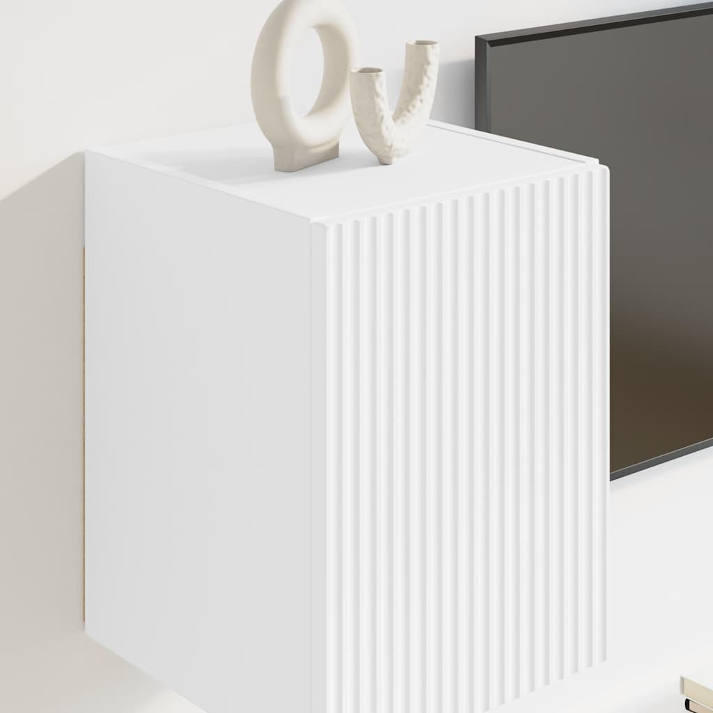 TV Wall Cabinet 2 pcs White 30 x 31 x 40 cm Engineered Wood
