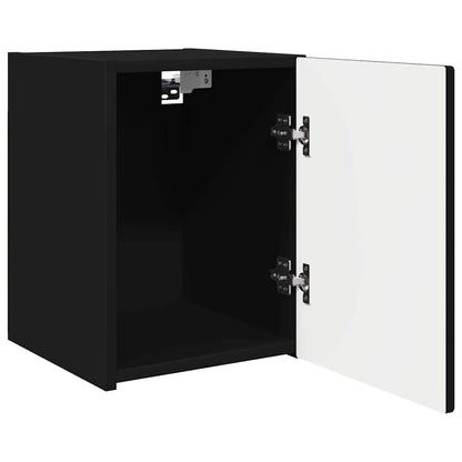 TV Wall Cabinet Black 30 x 31 x 40 cm Engineered Wood