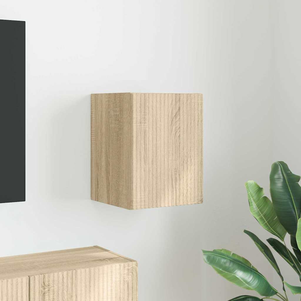 TV Wall Cabinet Sonoma 30 x 31 x 40 cm Engineered Wood