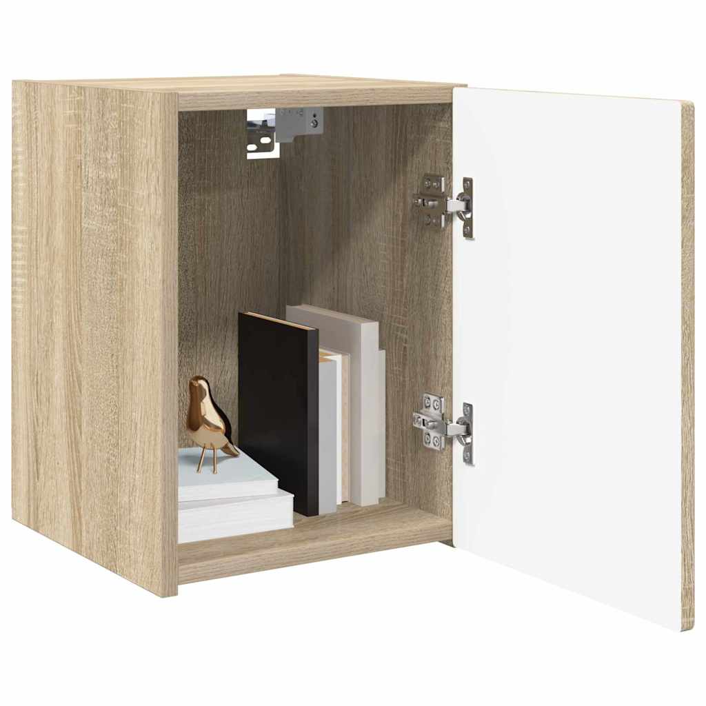 TV Wall Cabinet 2 pcs Sonoma 30 x 31 x 40 cm Engineered Wood