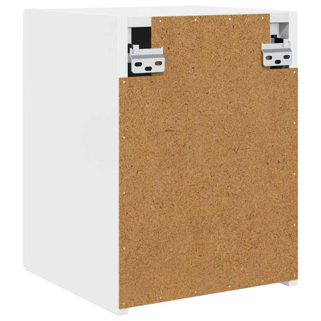 TV Wall Cabinet Wall-mounted 2 pcs Gloss White 30 x 31 x 40 cm