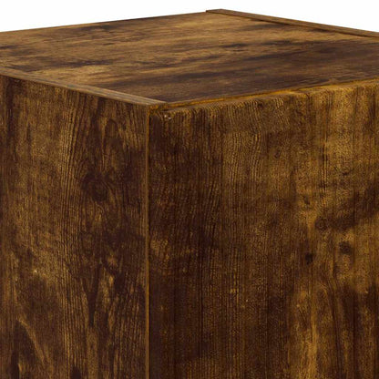 TV Wall Cabinet Smoked Oak 30 x 31 x 40 cm Engineered Wood
