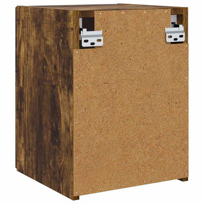 TV Wall Cabinet Wall-mounted 2 pcs Smoked Oak 30 x 31 x 40 cm