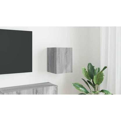 TV Wall Cabinet Grey Sonoma 30 x 31 x 40 cm Engineered Wood