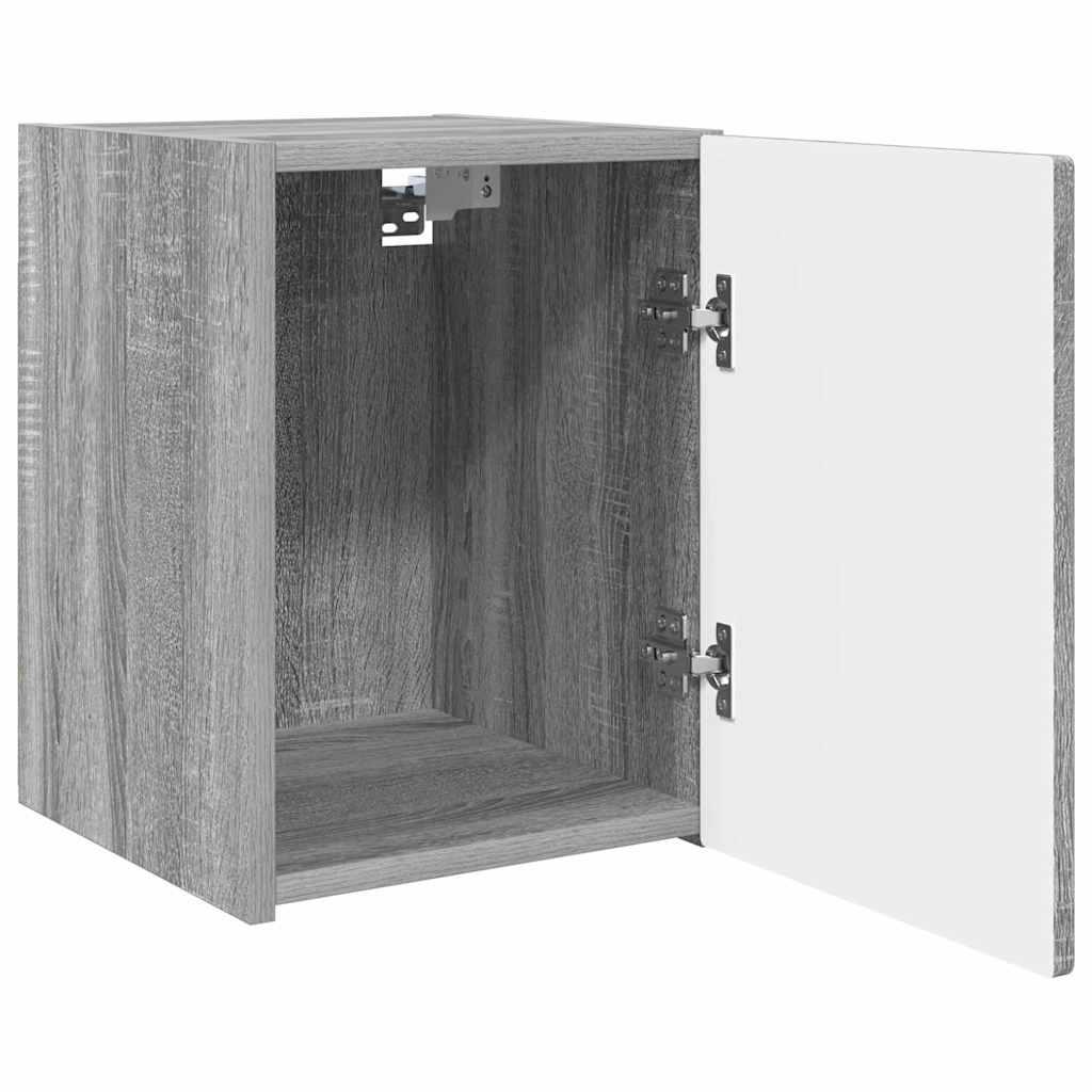 TV Wall Cabinet Grey Sonoma 30 x 31 x 40 cm Engineered Wood