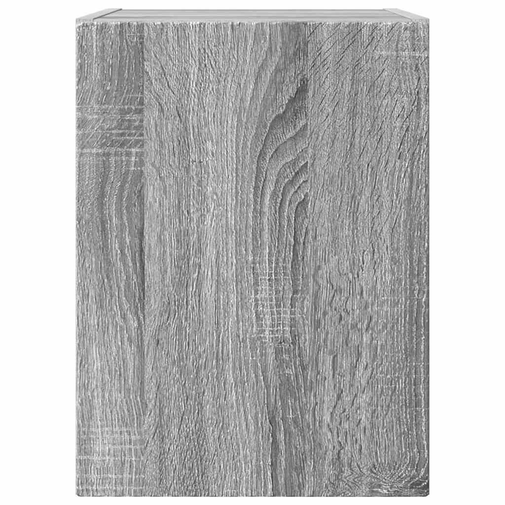 TV Wall Cabinet Grey Sonoma 30 x 31 x 40 cm Engineered Wood